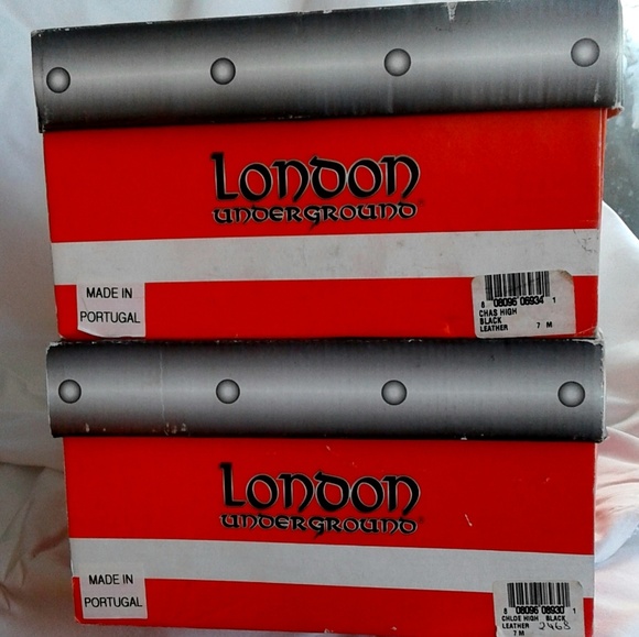 NIB Black London Underground 90s Platforms - Picture 5 of 5